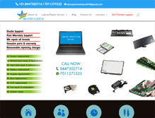 Tablet Screenshot of laptoprepairhub.com